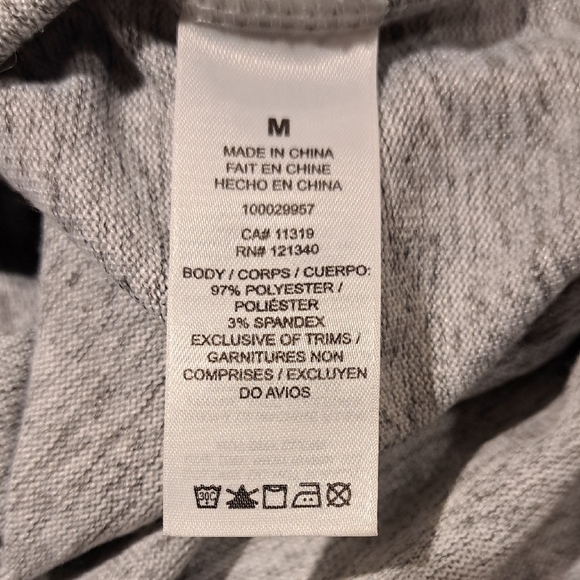 163- Dynamite Heather Gray Knit Top With Backless Chain Detail - Picture 7 of 11